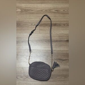 Elegant Gray Crossbody Bag